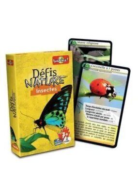 Bioviva Défis Nature - Insectes-French Card Game New Sealed Ages 7+